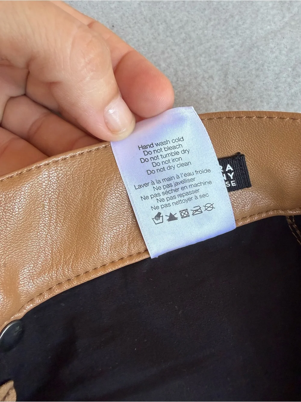 Veronica Beard Maera Extra High Rise Skinny Faux Leather Pants Sz 28/6 Brown